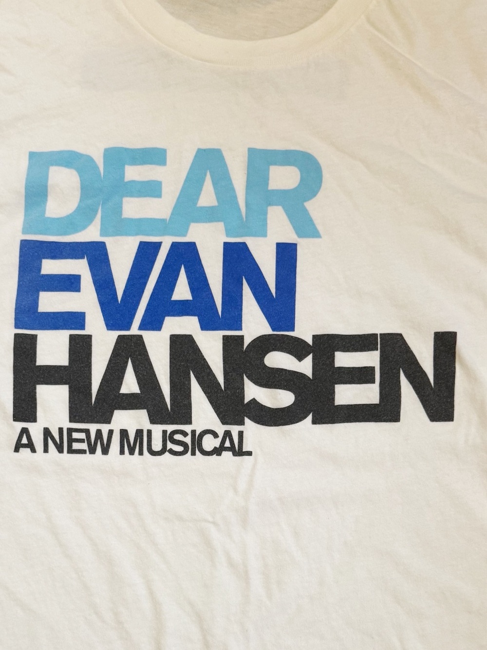 Dear Evan Hansen Musical Long Sleeve White T-Shirt Medium